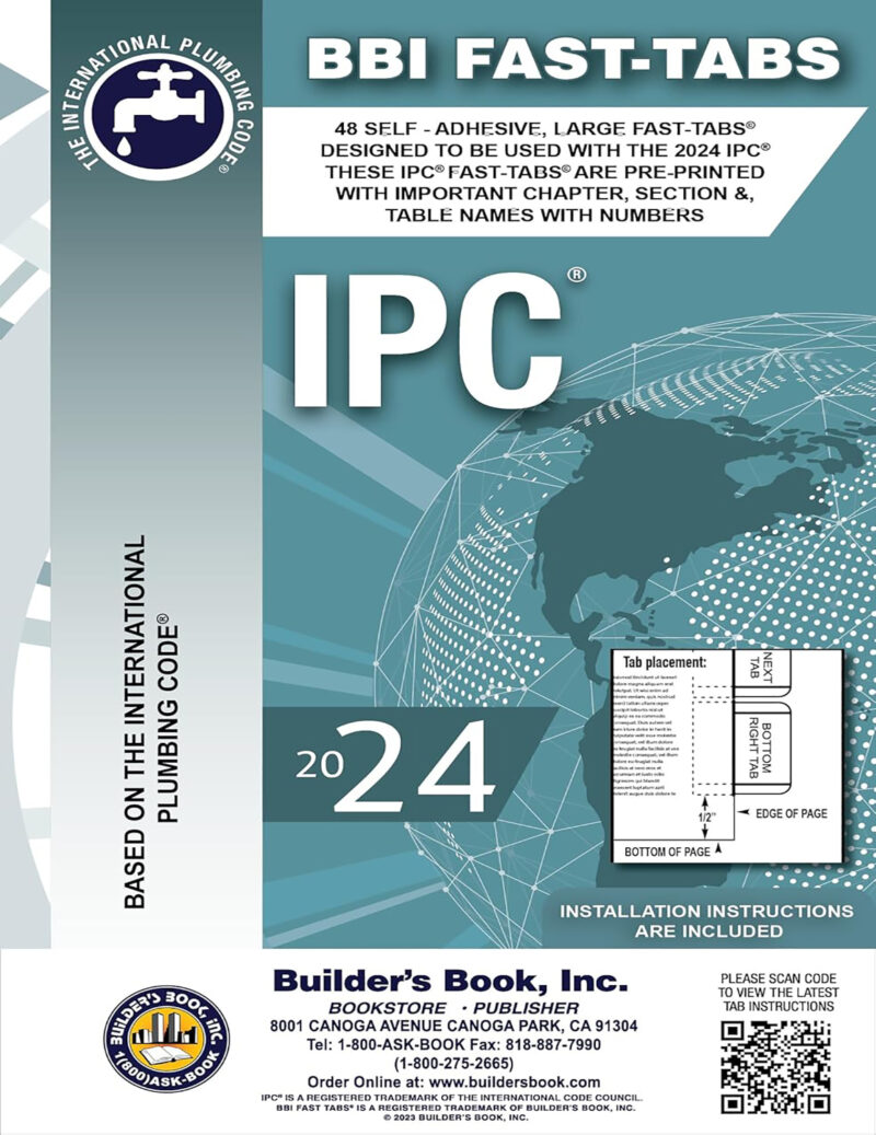2024 International Plumbing Code Fast Tabs: ISBN 9781622704057